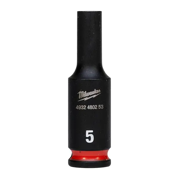 Milwaukee Dop SHOCKWAVE 1/4" lang 5 mm - 4932480253
