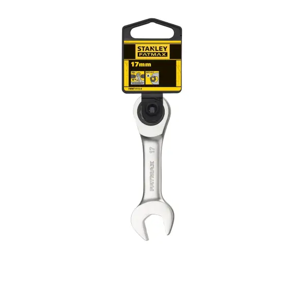 Stanley 17mm Stubby Ringsteeksleutel met ratel - FatMax - FMMT13113-0