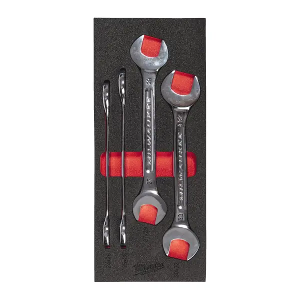 Milwaukee 4-delig Foam inlay steeksleutelset - TOOLGUARD™ - 4932493630