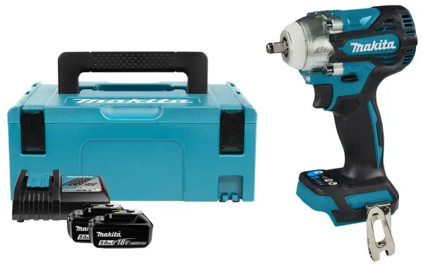 Makita DTW302RTJ Accu slagmoersleutel 300Nm 3/8" frictiering 18V 5.0Ah in Mbox