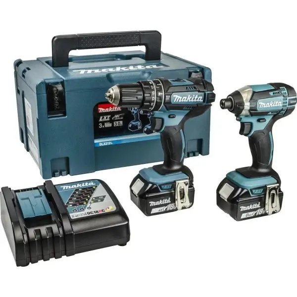 Makita DLX2131TJ Accu combiset 2-delig (DHP482 + DTD152) 18V 5.0Ah in Mbox