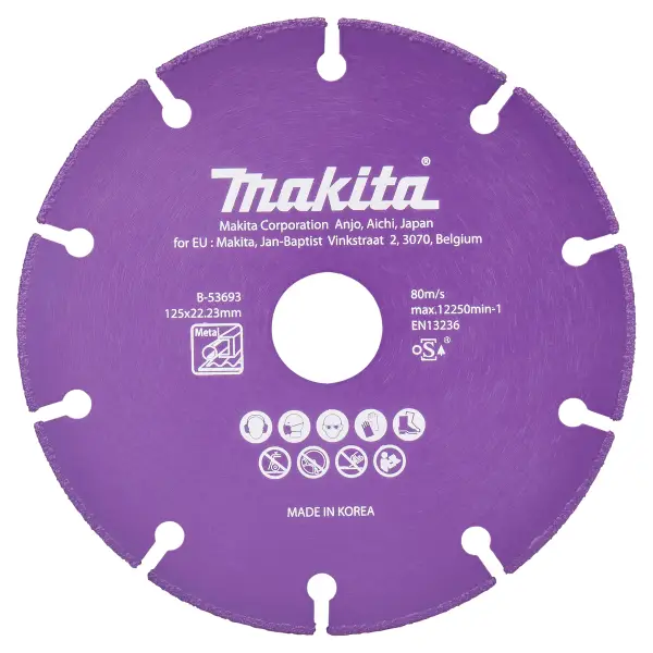 Makita 125 x 22,23 x 1,3 mm Diamantschijf staal - B-53693