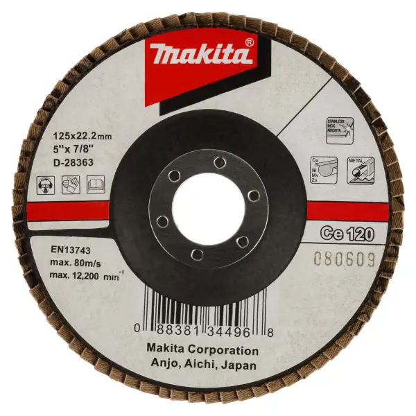 Makita 125 mm Lamellenschuurschijf Ce120 - D-28363