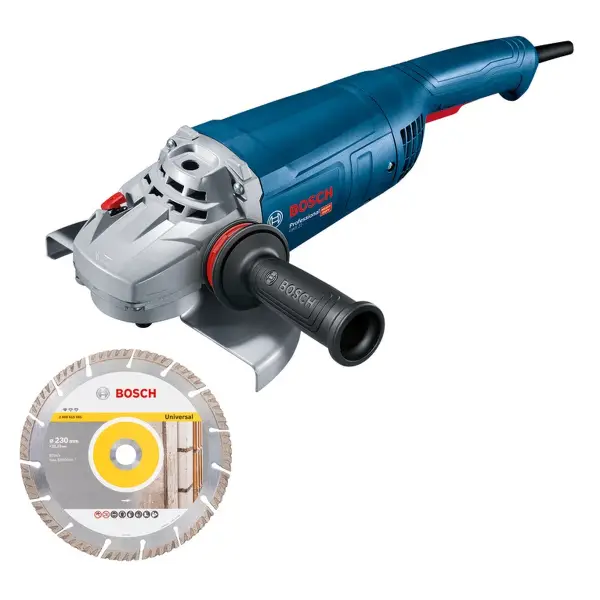 Bosch Professional PRO GWS 22-230 J Haakse slijper 230 mm + diamantschijf 2200W - 06018C1301