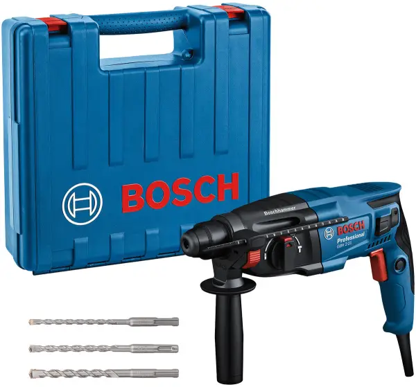 Bosch Professional GBH 2-21 Combihamer SDS-Plus 2,0J + 3 boren 720W in koffer - 06112A6002