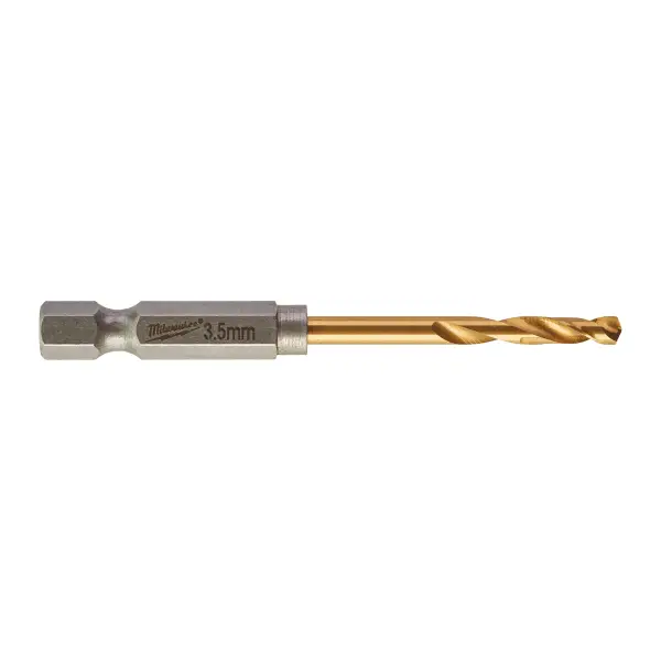 Milwaukee Metaalboor HSS-G Ti. SHOCKWAVE RED HEX 3,5 mm (10 stuks) - 4932478177