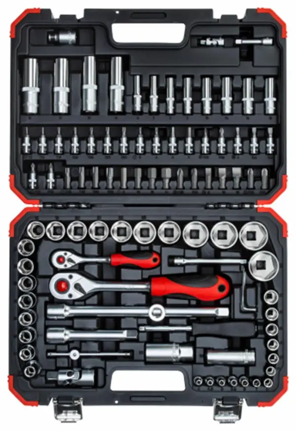 Gedore 94-delig 1/4” 1/2” Red Dopsleutelset + - 3300057