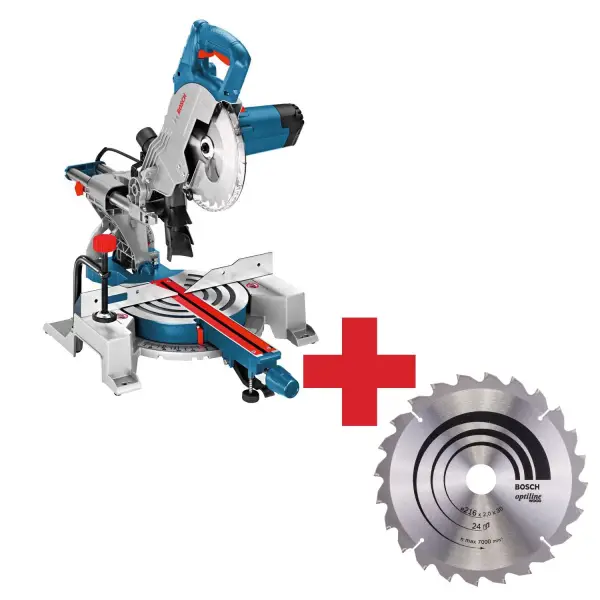 Bosch Professional GCM 80 SJ Afkortzaag 216mm 1400W - 0601B19001