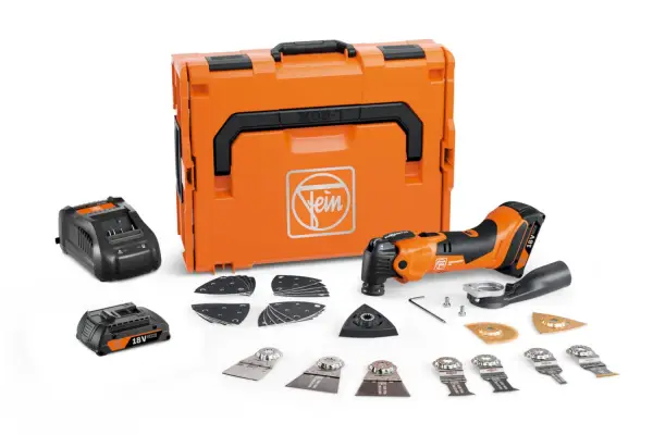 Fein Multimaster AMM 500 PLUS TOP Accu multitool + accessoires 18V AMPShare 2.0Ah in L-Boxx - 71293864000