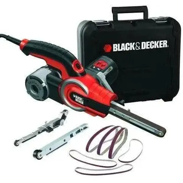 Black+Decker KA902EK Bandschuurmachine + Kitbox 400W in koffer