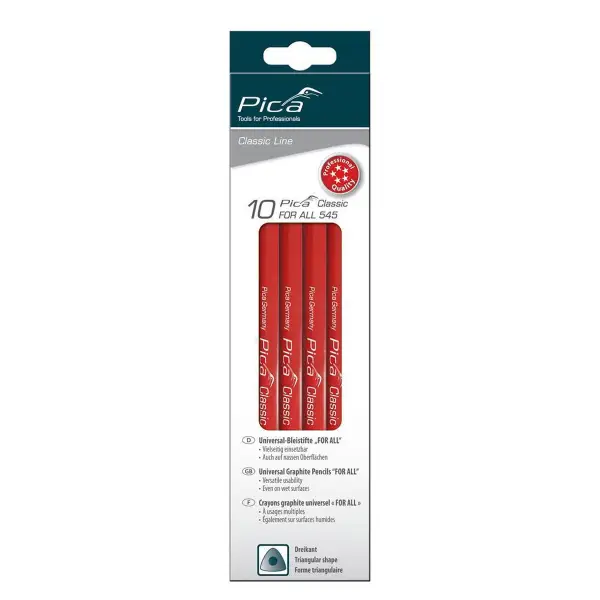 Pica 24cm 540/24 Timmermanspotloden (10 stuks) - PI54024-10