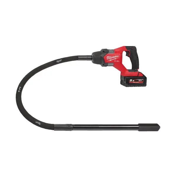 Milwaukee M18 FUEL™ FCVN12-551 Accu Betontrilnaald 1,2m 18V 5,5Ah in doos - 4933479597