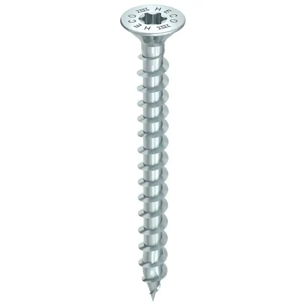 HECO 4x40 TOPIX-plus HECO-Drive Platverzonkenkopschroef Voldraad, A3K, (200 stuks) - 60475