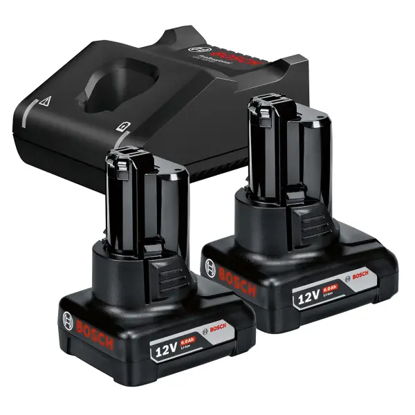 Bosch Professional Accu starterset (2 x GBA 12V 6.0Ah + GAL 12V-40)