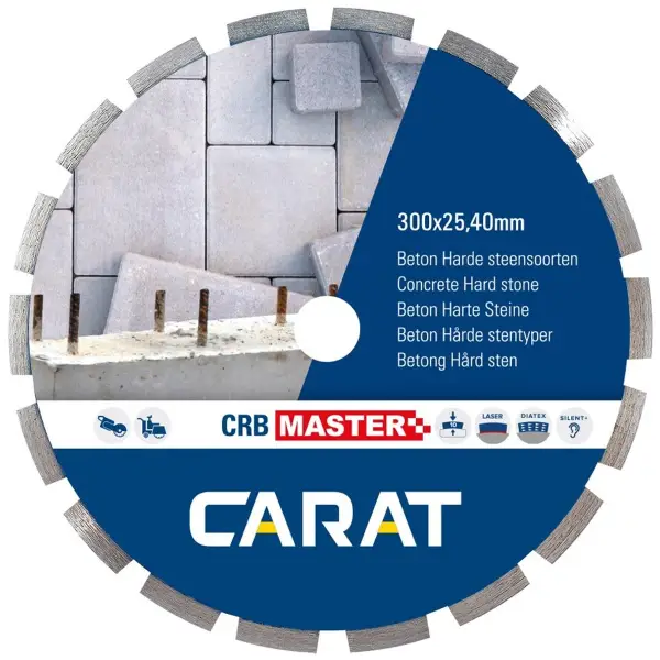 Carat Diamantzaag beton CRBM Ø 350 mm, asgat 20,00 mm - CRBM350200