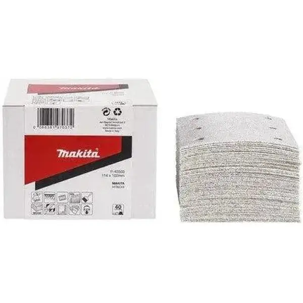 Makita K320 114x102 Schuurvel wh - P-42581