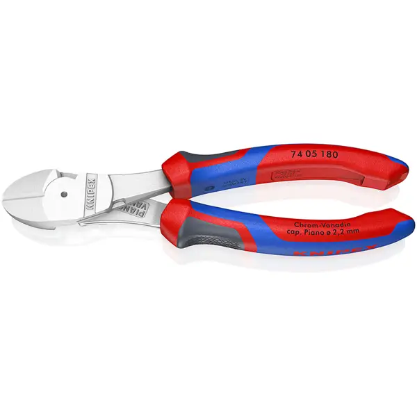 Knipex 180 mm Kracht-zijsnijtang - comfortgreep - 74 05 180
