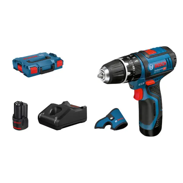 Bosch Professional PRO GSB 12V-15 Accu klop-/schroefboormachine 2x 2.0Ah - 06019B6906