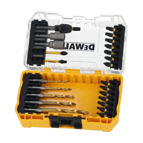 DeWALT 25-delig FLEXTORQ Schroefbit- en borenset in TOUGH CASE - DT70735T