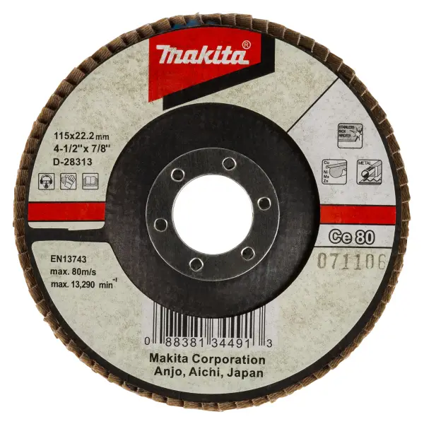 Makita 115mm Lamellenschuurschijf Ce80 - D-28313