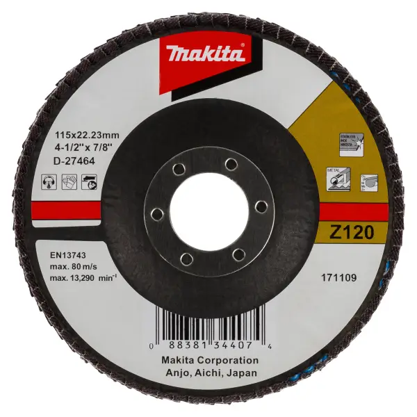 Makita Z120 115mm Lamellenschuurschijf - D-27464