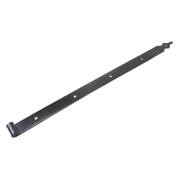 Plaatduimheng Rustica Zwart Gelakt 80cm - 16mm Duim
