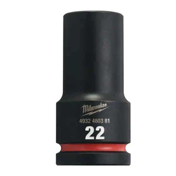Milwaukee 22 mm 3/4" Krachtdop lang - ShockWave™ - 4932480381