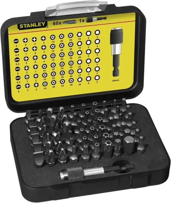 Stanley 61 delig Bitset Expert Pro 1/4 - Bithouder - 1-13-902