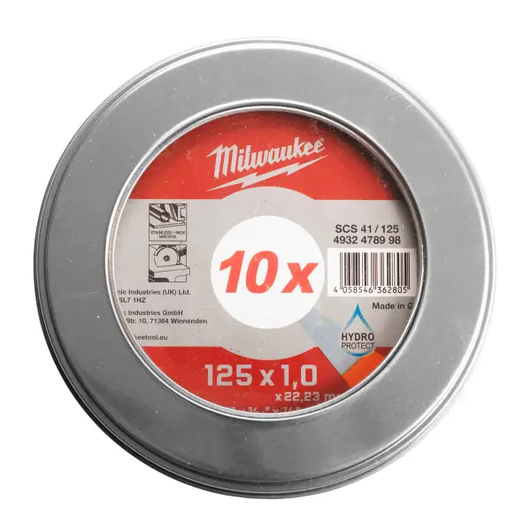 Milwaukee Doorslijpschijf metaal 125 x 1 mm PRO+ SCS41 (10 stuks) - 4932478998