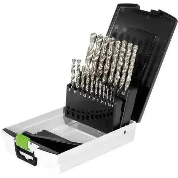 Festool 1-10 millimeter HSS D 1-10 Sort/19 Borenbox HSS ijzerboren - 498981