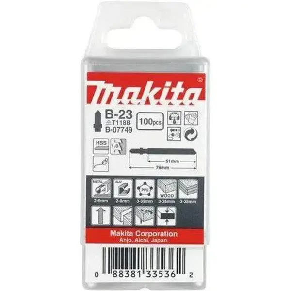Makita Decoupeerzaagblad voor Multimateriaal (100 stuks) - T 118 B - B-07749