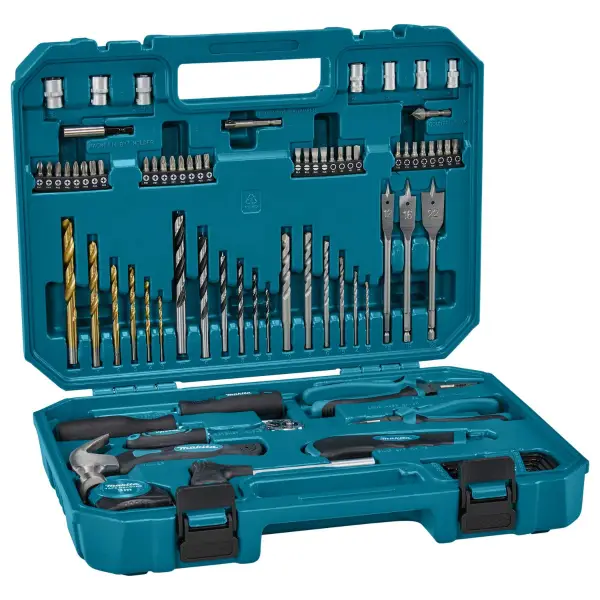 Makita 80-delig Handgereedschapsset in koffer - E-15104