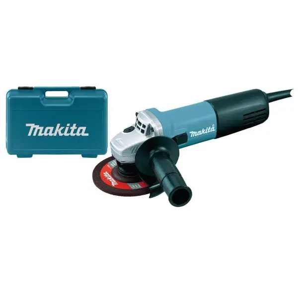Makita 9558HNRGK 230 V Haakse slijper 125 mm in koffer