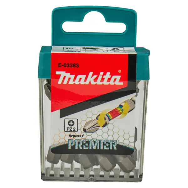 Makita PZ2 x 50 mm Impact Premier Slagschroefbit 10 stuks - E-03383