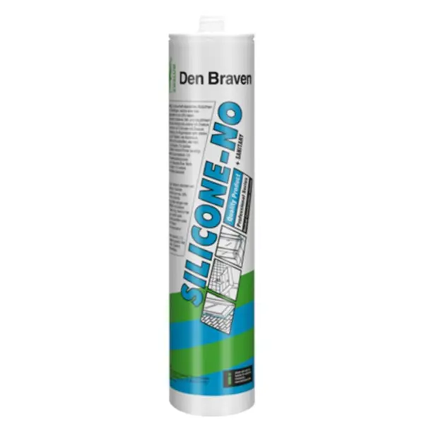 Zwaluw Siliconenkit NO+SAN Transparant grijs voor sanitair-, beglazings- en gevelvoegen 310ml - 30619413