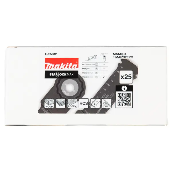 Makita E-25812 MAM004 Invalzaagblad 32x80mm hout 25 stuks