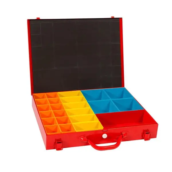 4tecx Sysbox 445X340X70Mm Rood 23-Vaks