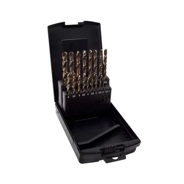 4tecx HSS-cobalt metaalborenset DIN 338 splitpoint 19-delig - 4027005903