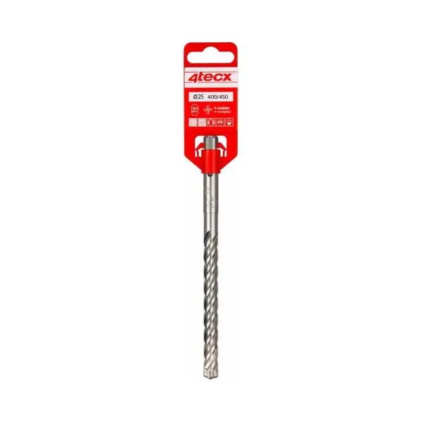 4tecx SDS-Plus Boor 25x450mm 4-snijder VE=1 - 4027006407
