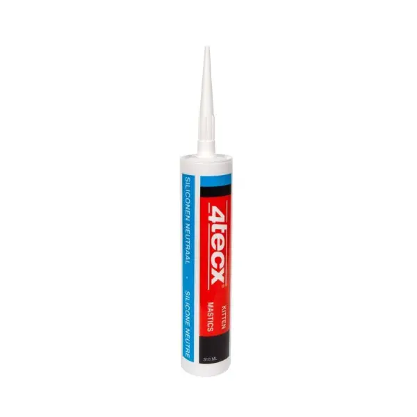 4tecx Siliconenkit Neutraal transparant 310ml - 4058000402