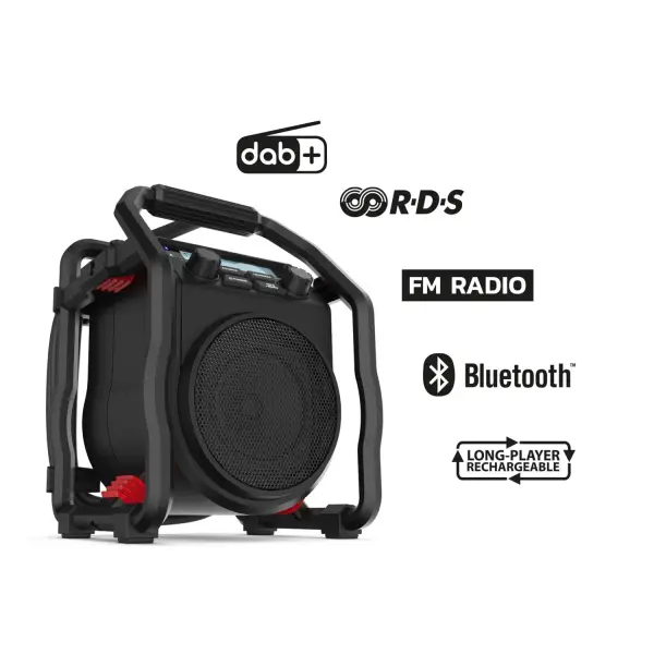 Perfectpro UBOX 400R2 Bouwradio DAB+ Bluetooth Oplaadbaar - UB400R2