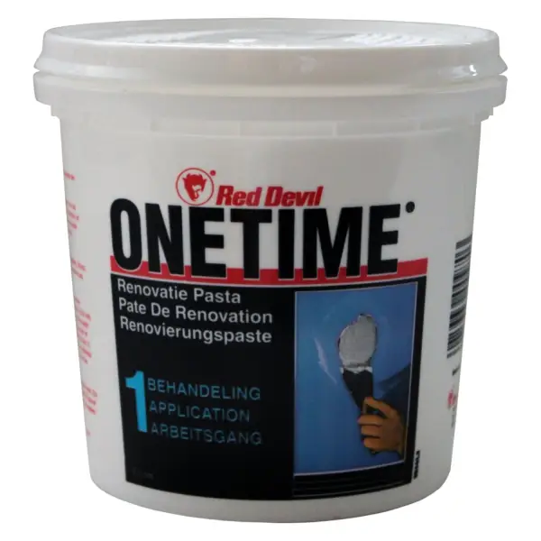 Red Devil ONETIME Plamuur Wit 1L - RD 0544/3L
