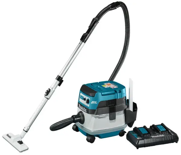 Makita DVC865LTX3 Accu Nat- en Droogstofzuiger 2x18V 5.0Ah