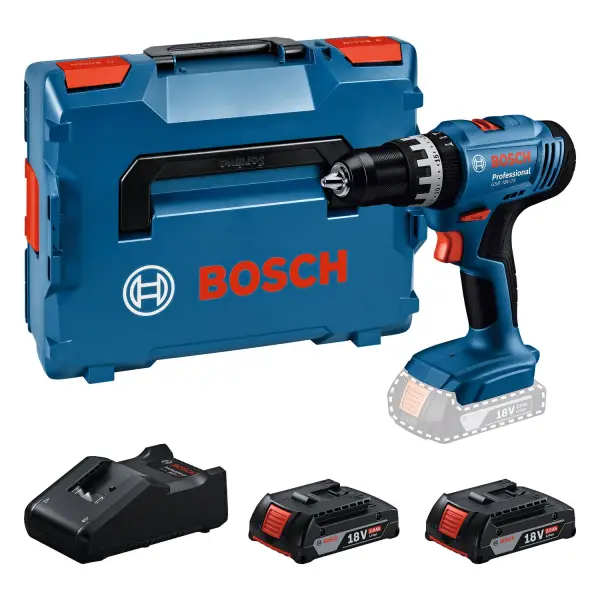 Bosch Professional GSB 18V-25 Accu klop-/schroefboormachine 18V 2.0Ah in L-Boxx - 06019K9302