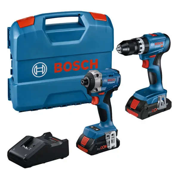 Bosch Professional PRO Accu combiset 2-delig (GDR 18V-215 + GSB 18V-45) 2x ProCore 4.0Ah - 0615A50069