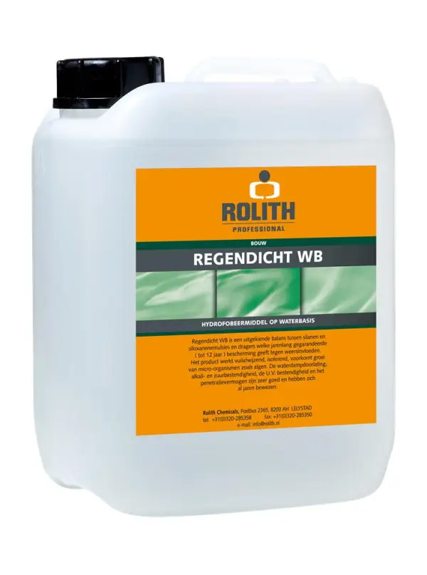 Rolith Wb regendicht waterbasis 5l - 407010500