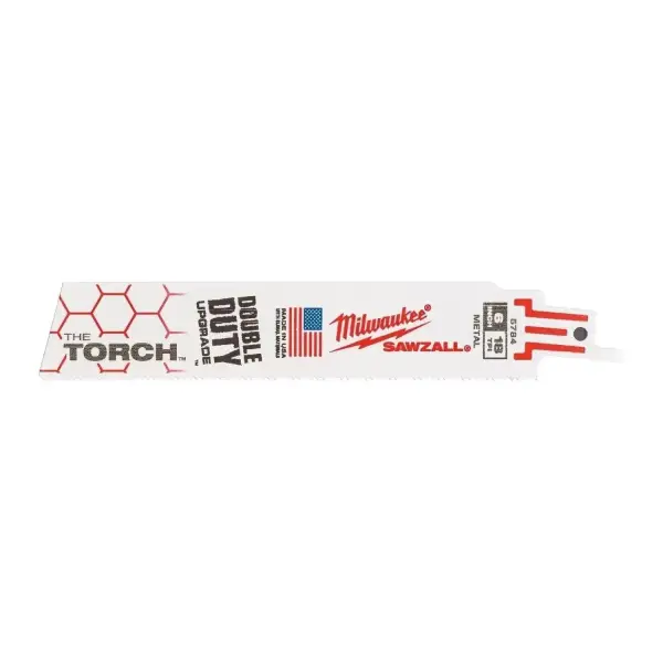 Milwaukee Heavy duty reciprozaagbladen voor metaal TORCH 150 x 18 Tpi - VE=25 - 48008784