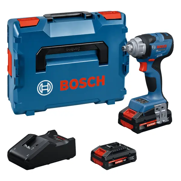 Bosch Professional PRO GDS 18V-330 H Accu slagmoersleutel 330Nm 1/2" 2x EXBA 18V-40 - 06019L5202