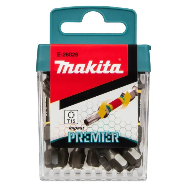 Makita E-26026 Impact Premier Slagschroefbit T15 x 50 mm 10 stuks