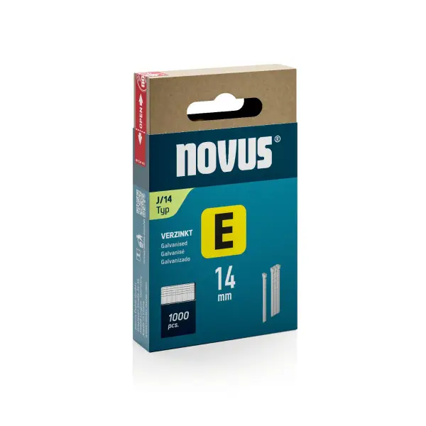 Novus E | type J brads 14 mm VE=1000 - 044-0088